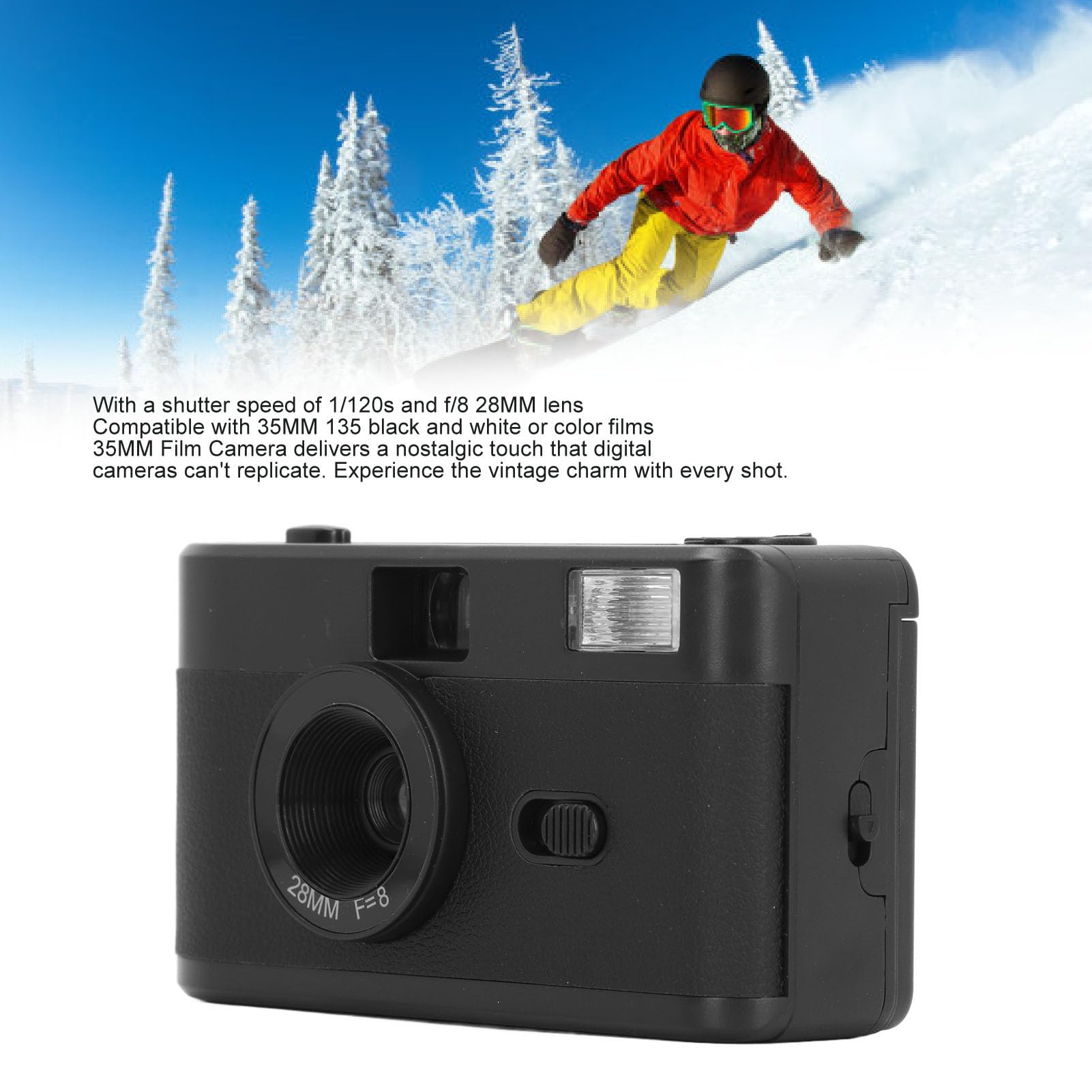 Amazon.co.jp: 使い捨てフィルムカメラ 35mm、フラッシュ内蔵レトロ